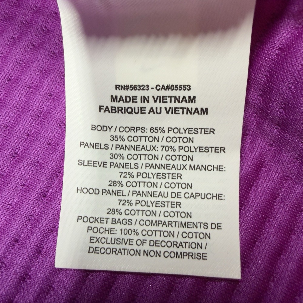 Nike City Ready Fleece Full-Zip Hoodie CI9432-525 Purple Women's L Workout - Picture 7 of 10